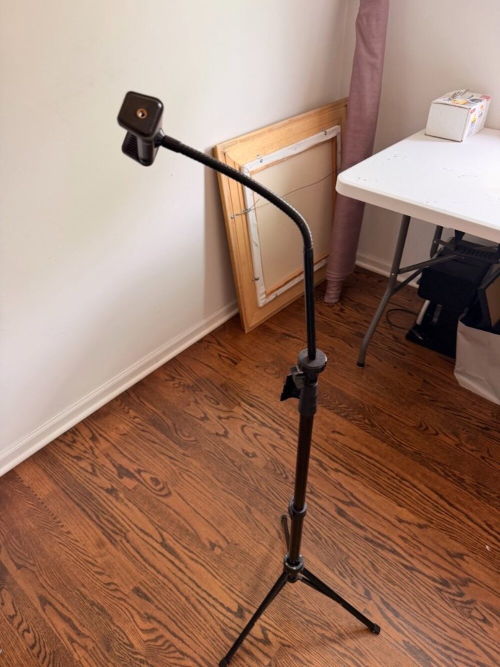 Extendable Ring Light / Phone Tripod Stand with Flexible Gooseneck